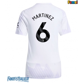 Manchester United Lisandro Martinez #6 Tricou Fotbal Replică 2025-26 Femei Deplasare